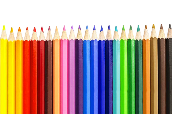 COLOUR PENCILS+ WAX CRAYONS