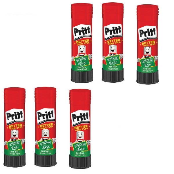 GLUE STICK PRITT 43G SET OF 6