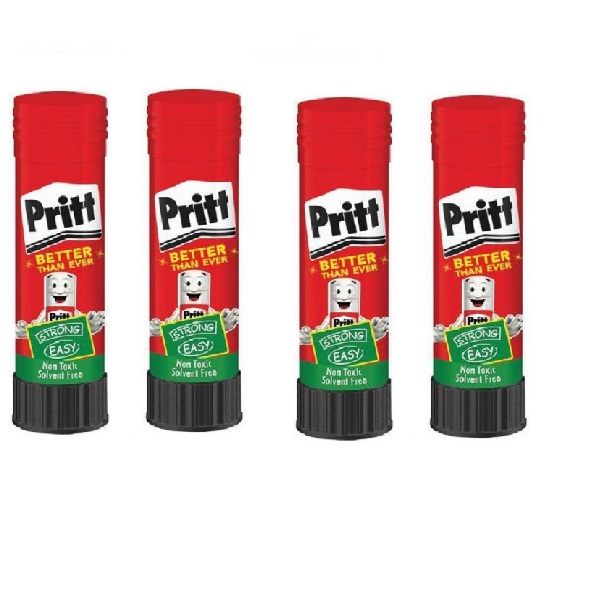 GLUE STICK PRITT 43G SET OF 4