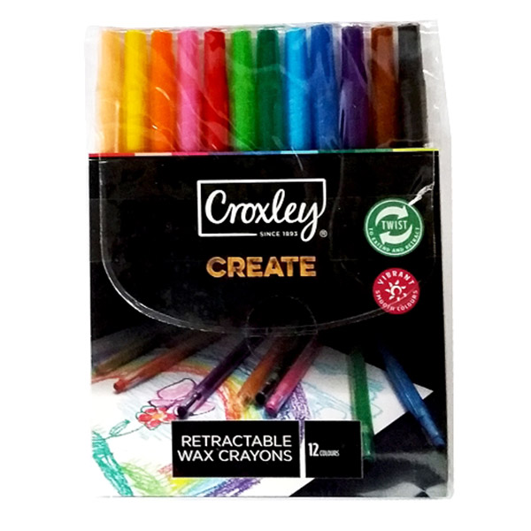 CRAYON WAX RETRACT CRA1912 12'S  SET OF 2