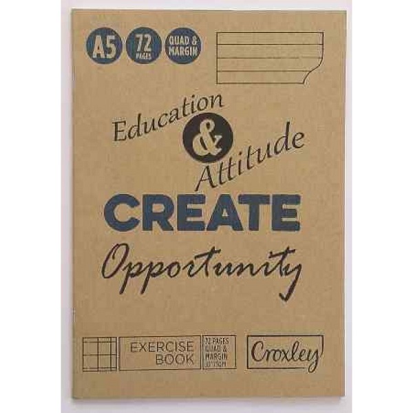 EXERCISE BOOK A5 72 PAGES CROXLEY  F/M