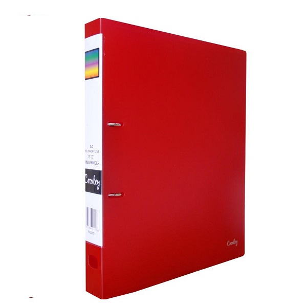 RING BINDER FILE CROXLEY  2D FILE BLUE/RED