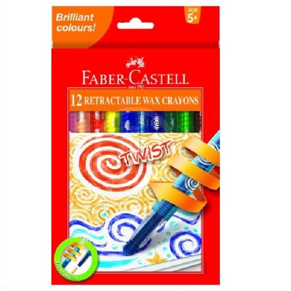 PENCIL CRAYON RETRACT TWIST F/CASTEL A120013 12'S