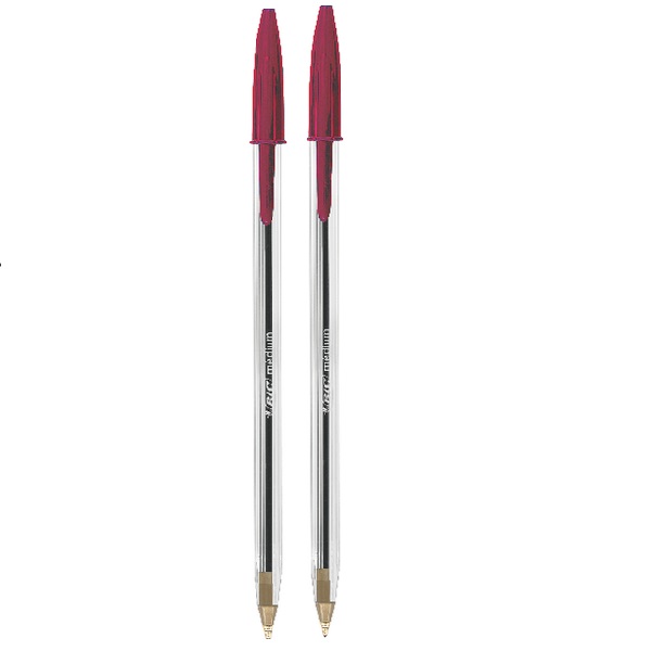 PEN BIC CRISTAL RED SET OF 2