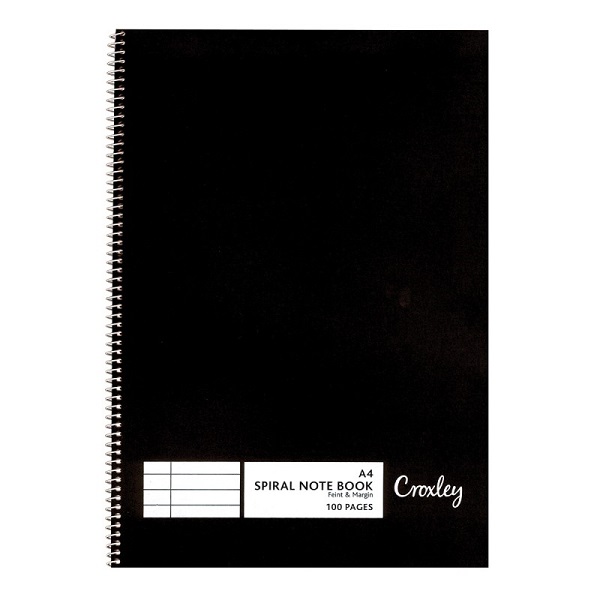 HARD COVER BOOK COUNTER SPIRAL FM A4 100P JD382