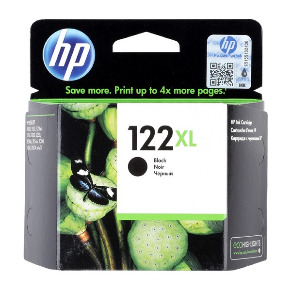 INK CARTRIDGE HP 122 BLACK--CH561HK