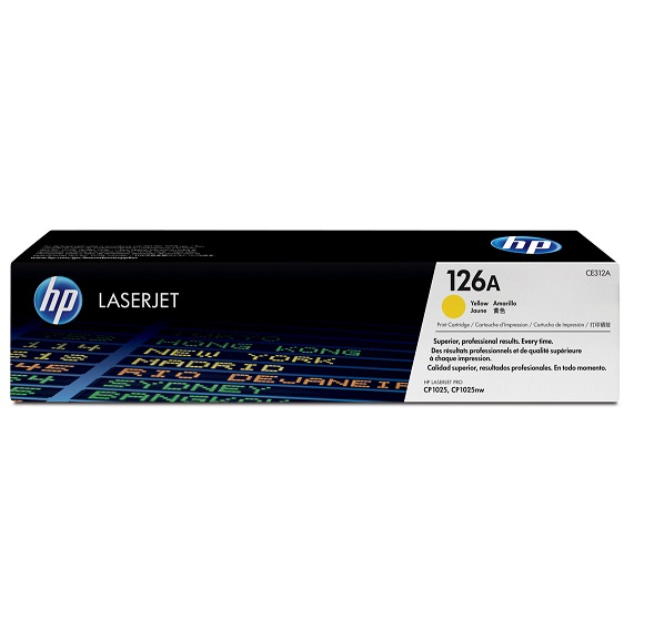 TONER CARTRIDGE  CE312A YELLOW