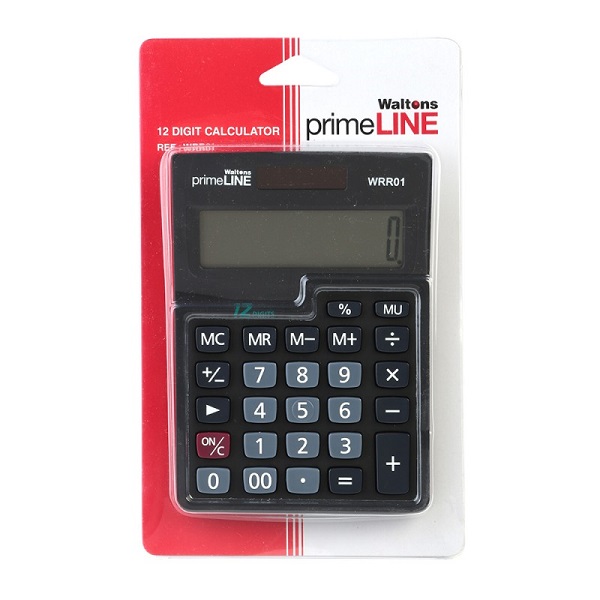CALCULATOR PRIMELINE 12 DIGITS WRR01 #741201