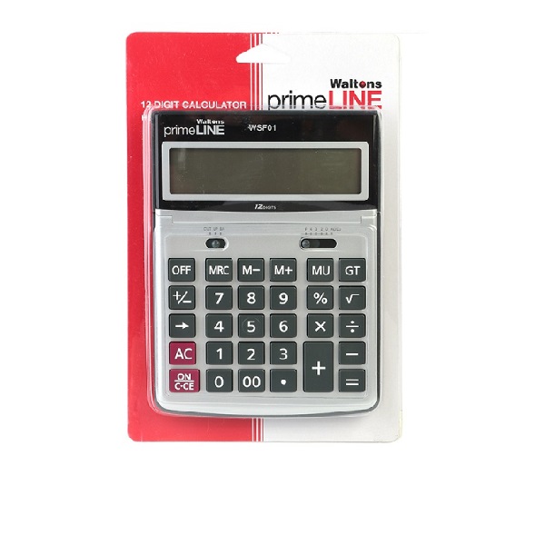 CALCULATOR PRIMELINE WSF01 12DIGIT 741202