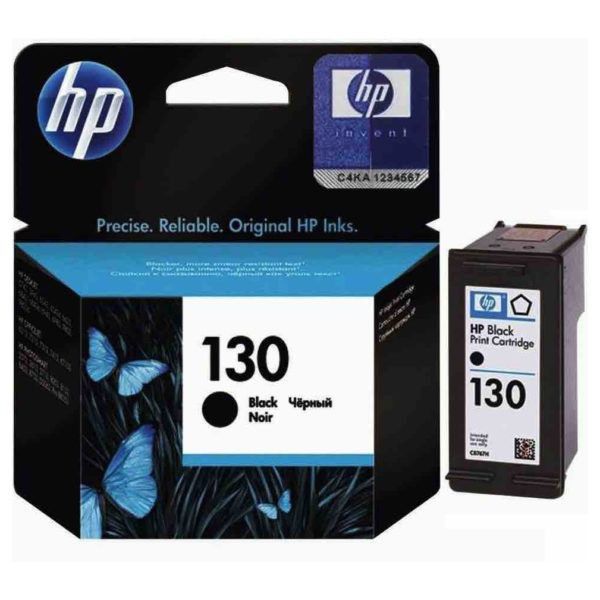 INK CARTRIDGE HP 130 BLACK: C8767HE
