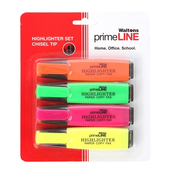 HIGHLIGHTER PRIMELINE PASTEL ASS (WP22)SET 4