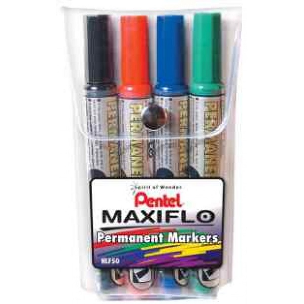 MARKER PERM MAXIFLO 4PCS WALLET-NLF50-4