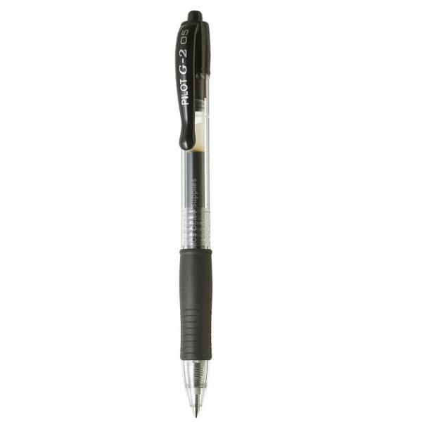 PEN PILOT G-2 0.5MM BLACK=BL-G2-5-B PILOT