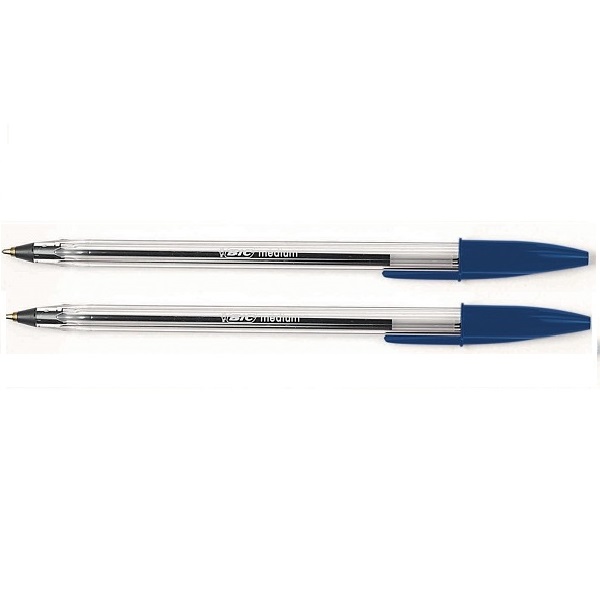 PEN BIC BLUE  x 2