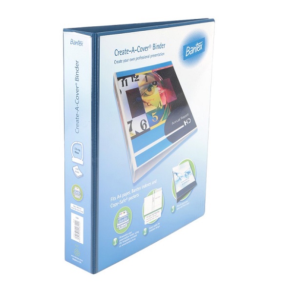 FILE CREATE A COVER A4 30MM 1283-07 WHITE