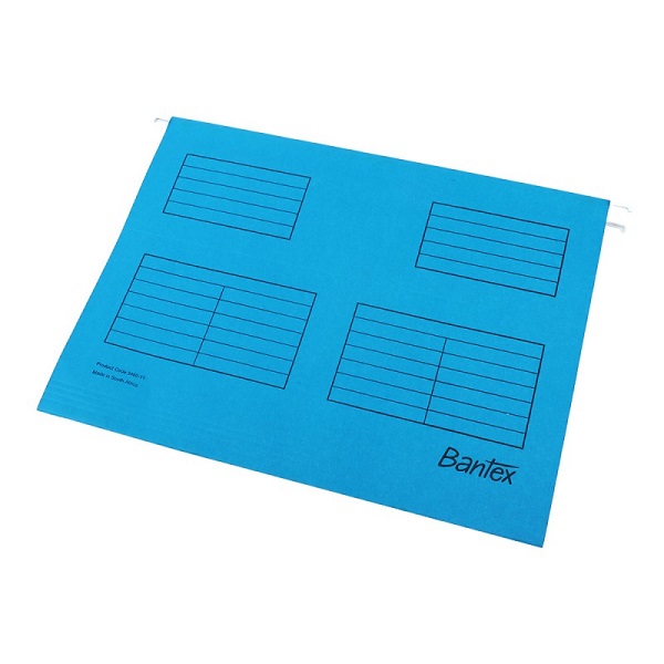 FILE SUSPENSION F/SCAP COBALT BLUE ; BOX OF 25