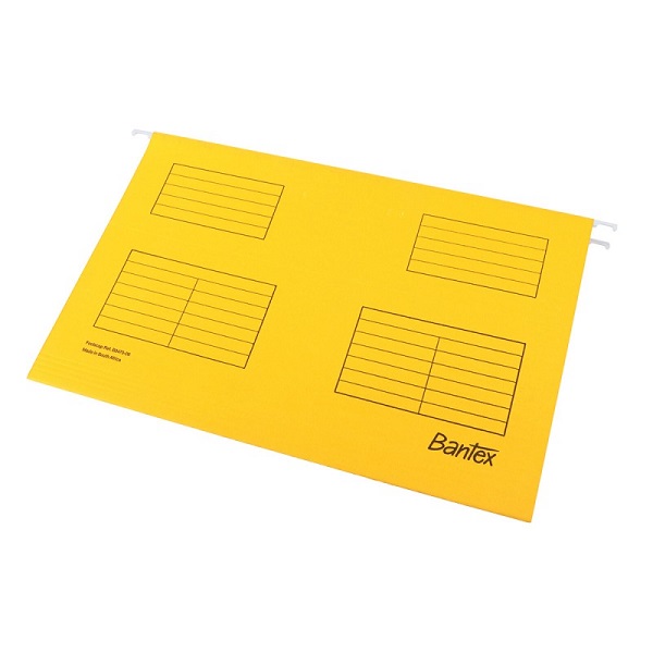 FILE;SUSPENSION FILE FOOLSCAP YELLOW PKT-10