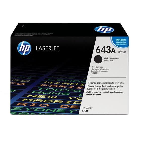 TONER CARTRIDGE HP 643A BLACK