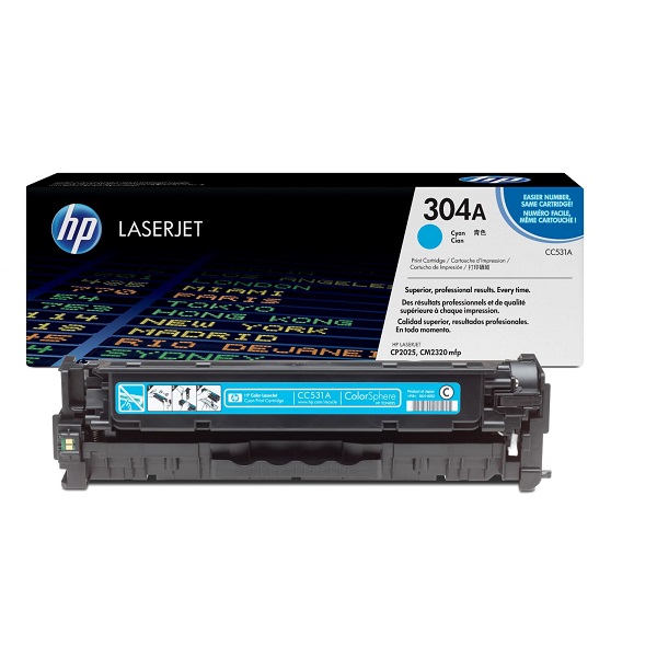 TONER CARTRIDGE HP CC531AC CONTRACT CYAN