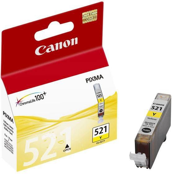 INK CARTRIDGE CANON CLI-521 YELLOW
