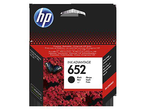 INK CARTRIDGE HP 652 BLACK F6V25AE