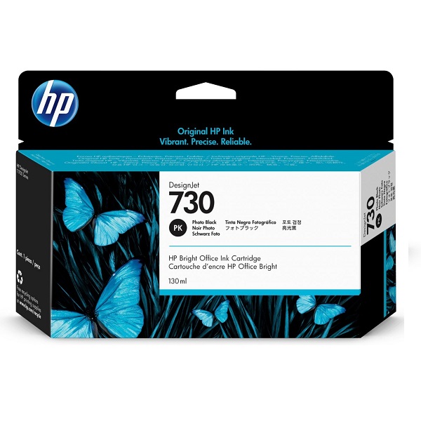 INK CARTRIDGE HP 730 PHOTO BLACK 130ML
