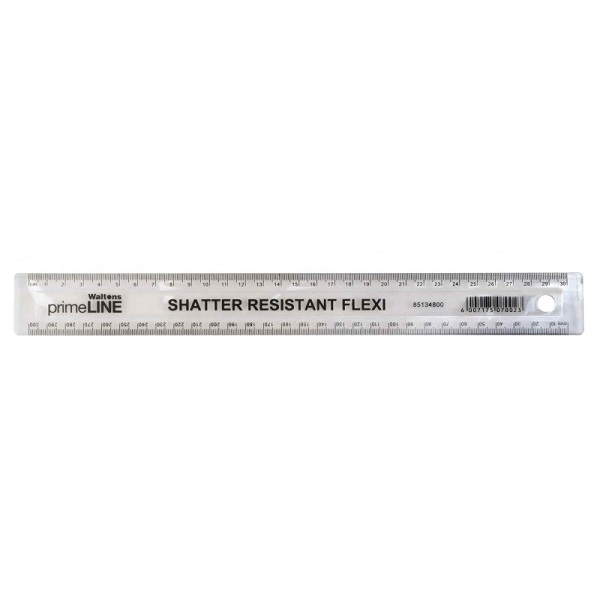 RULER PLASTIC 30CM X 2