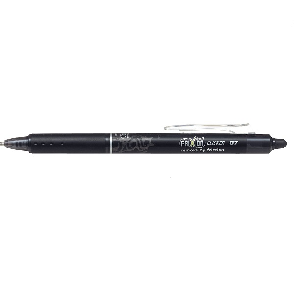 PEN FRIXION BL-RT-FR7 -B CLIC 0.7 BLK B/P