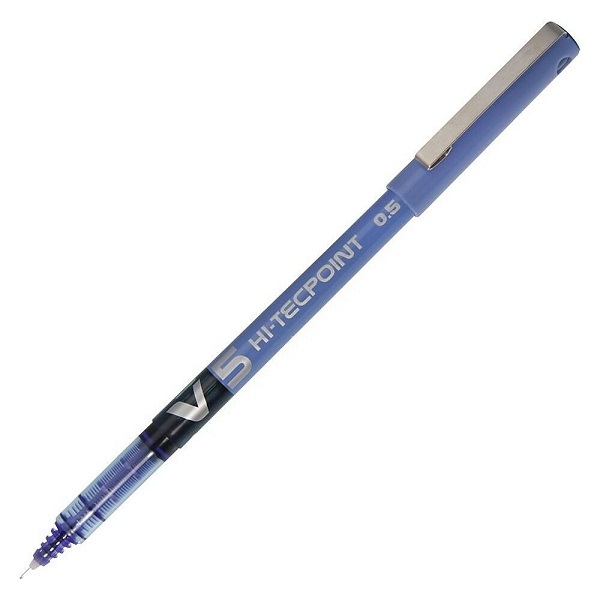PEN HI-TECHPOINT PILOT V5 0.5 BLUE: BX-V5-B-L