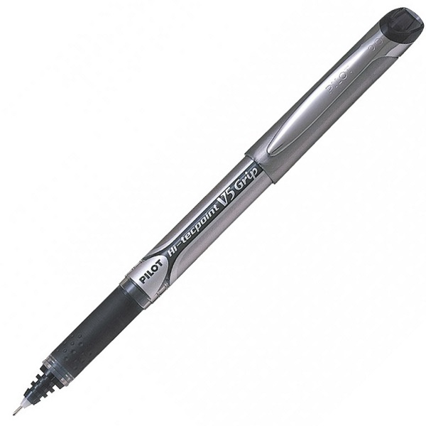 PEN HI-TECPOINT V5 GRIP BLACK= BXGPN-V5-B