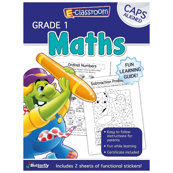 BOOK MATHS LEARNING GUIDES BKK2313- GRADE 1 B/FLY