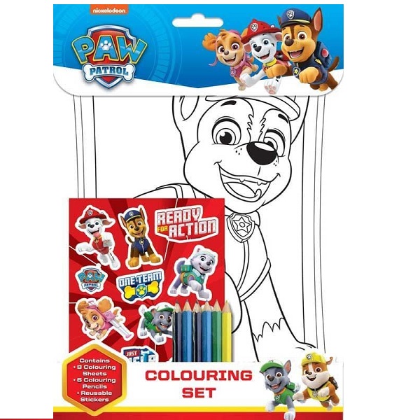 COLOURING SET PAW055 PAW PATROL
