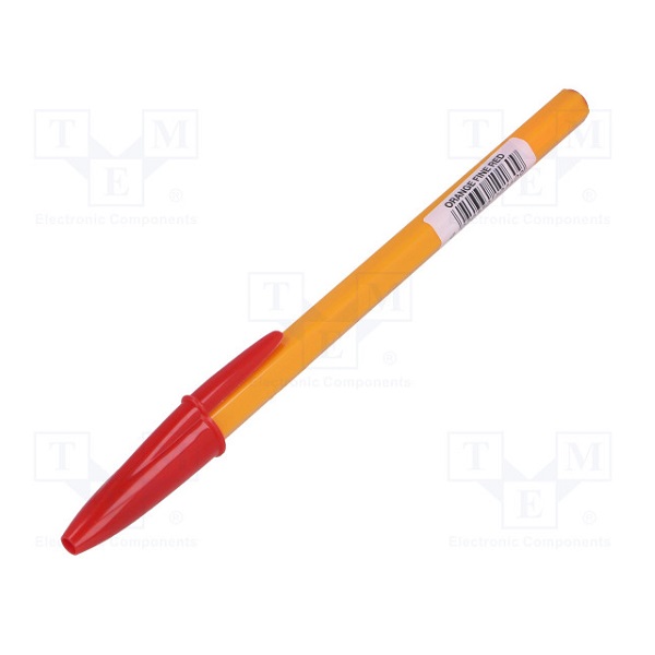 PEN BIC ORANGE FINE POINT RED
