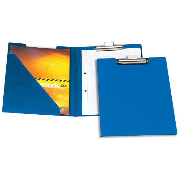 CLIPBOARD FOLDING A4 B4210-01 PVC BLUE