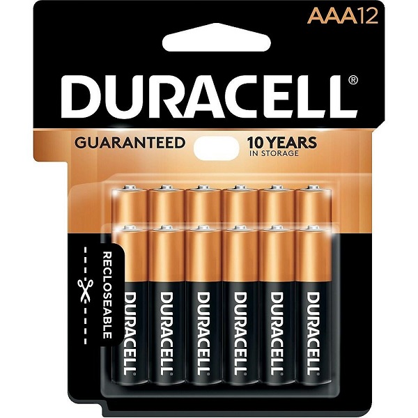 BATTERIES DURACELL POWER PLUS AAA PACK-12