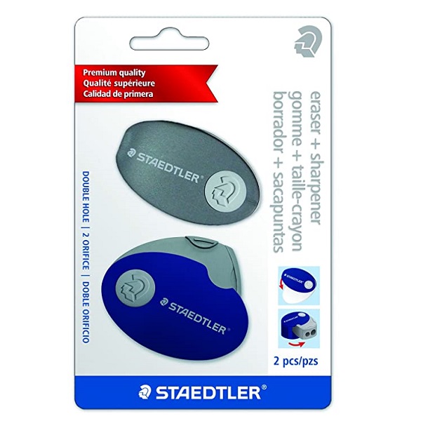 ERASER STAEDTLER 525T20BK2 2'S CRDED