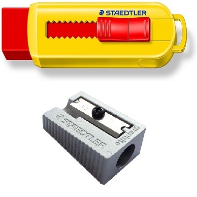 ERASER STAEDLER 525TSBK +SHARPNER