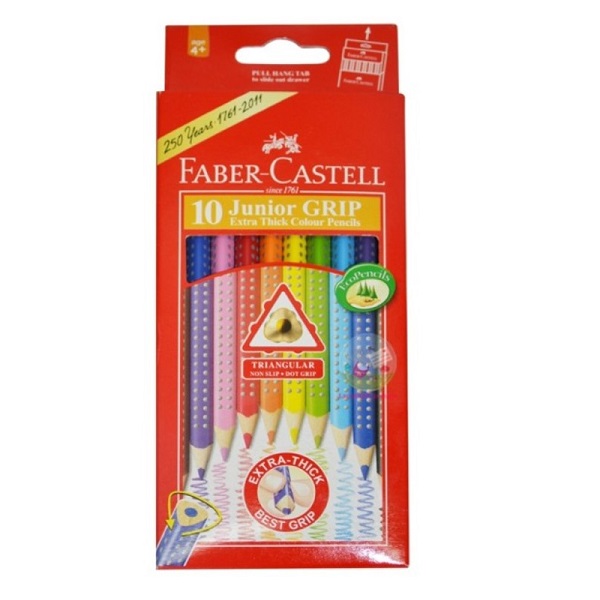 COLOUR PENCIL JUNIOR LONG 10'S- A116538-10