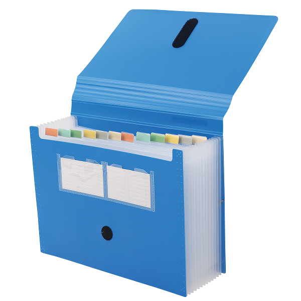 FILE BANTEX EXPANDING 13 POCKETS BLUE B3600-11