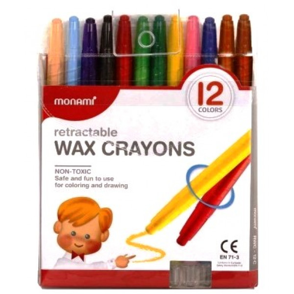 CARYONS WAX MONAMI RETRACTABLE 12 SET