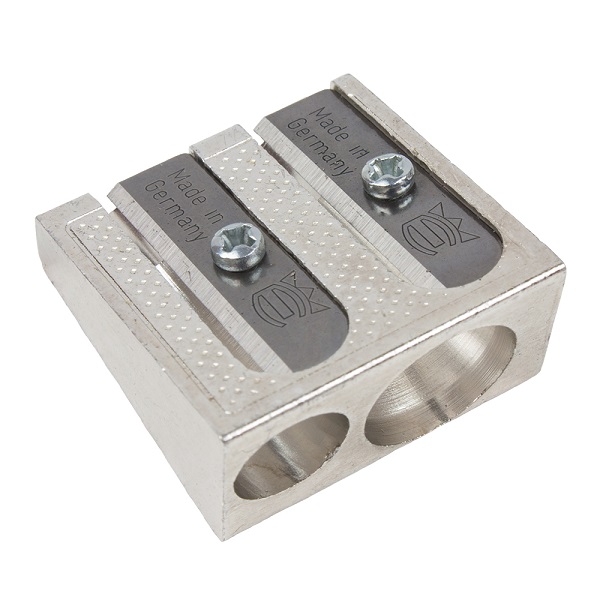 SHARPENER, METAL DOUBLE HOLE