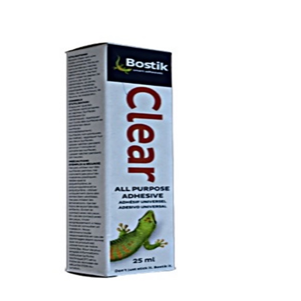 GLUE, BOSTIK CLEAR, 25ML