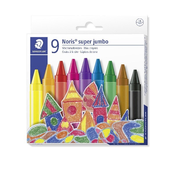 CRAYONS WAX STAEDTLER JUMBO 9'S =226 NC9 04