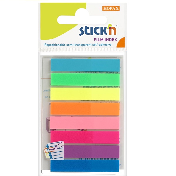 FILM INDEX 45X12MM - 8 TABS ASSORTED