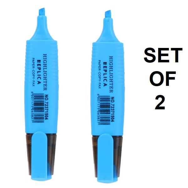 HIGHLIGHTER REPLICA BLUE X 2