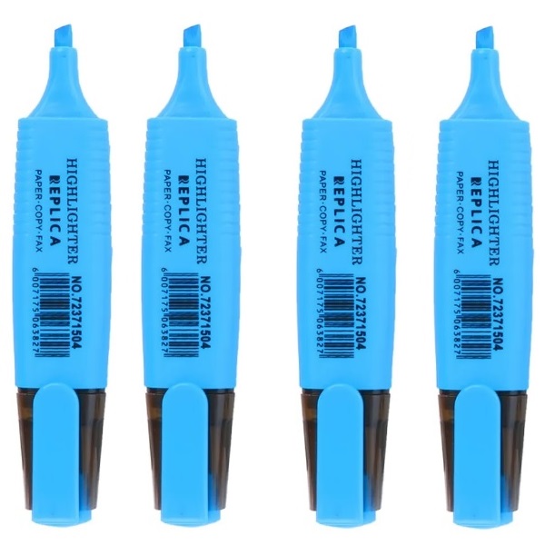 HIGHLIGHTER REPLICA BLUE X 4