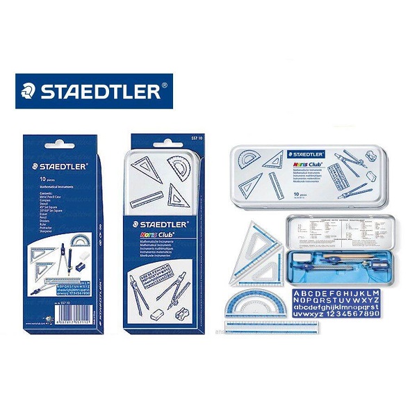 MATHS SET , 10 PIECE STAEDTLER - 55710